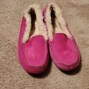 Ugg hot pink loafers